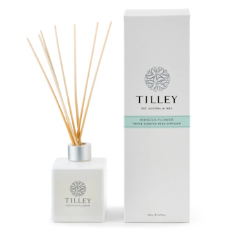 Tilley Classic White Reed Diffuser 150ml Hibiscus Flower