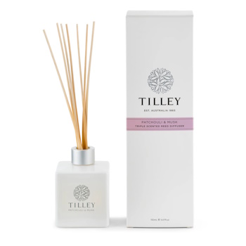 Tilley Classic White Reed Diffuser 150ml Patchouli & Musk