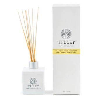 Tilley Classic White Reed Diffuser 150ml Ylang Ylang & Tuberose