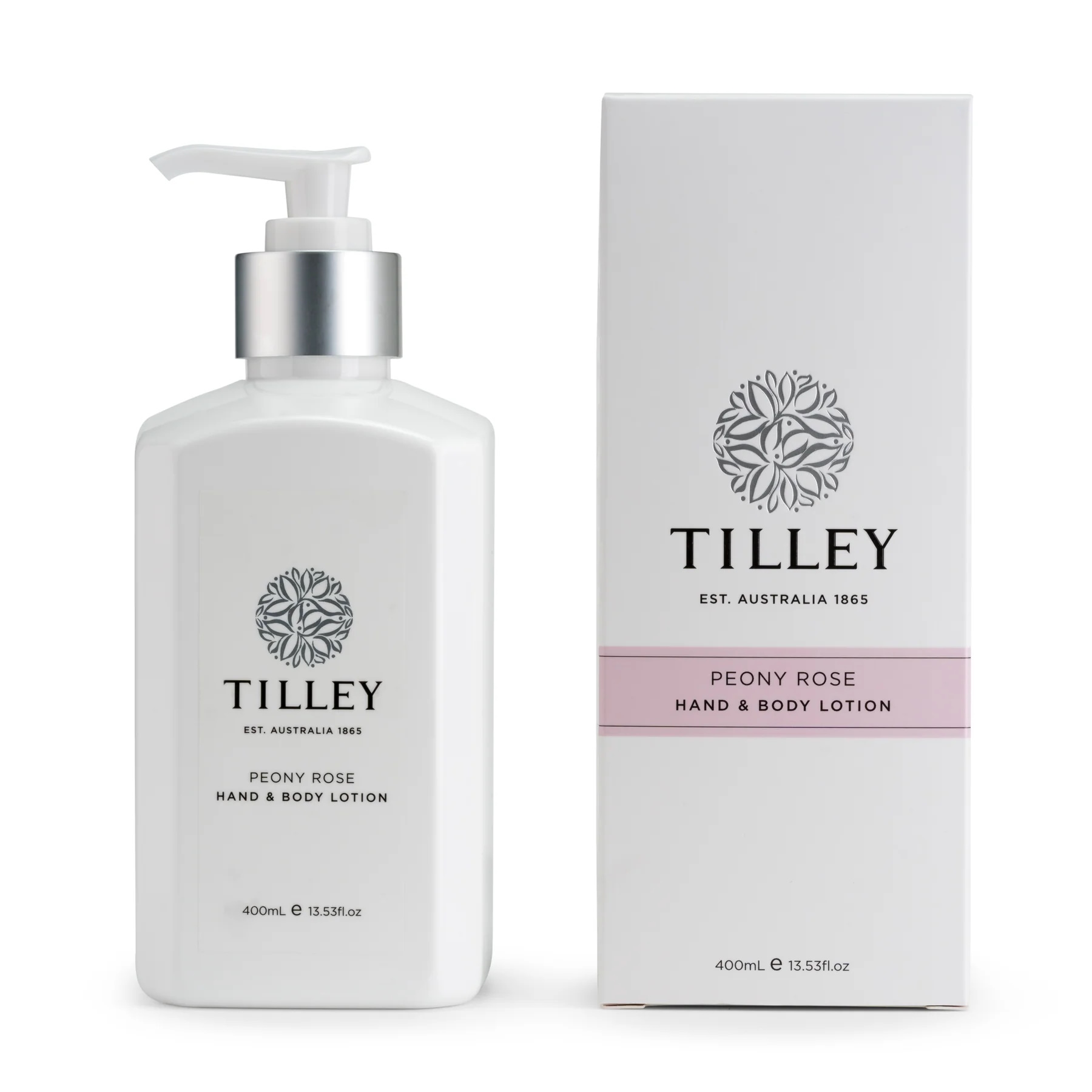 Tilley Hand and Body Lotion 400ml - Peony Rose