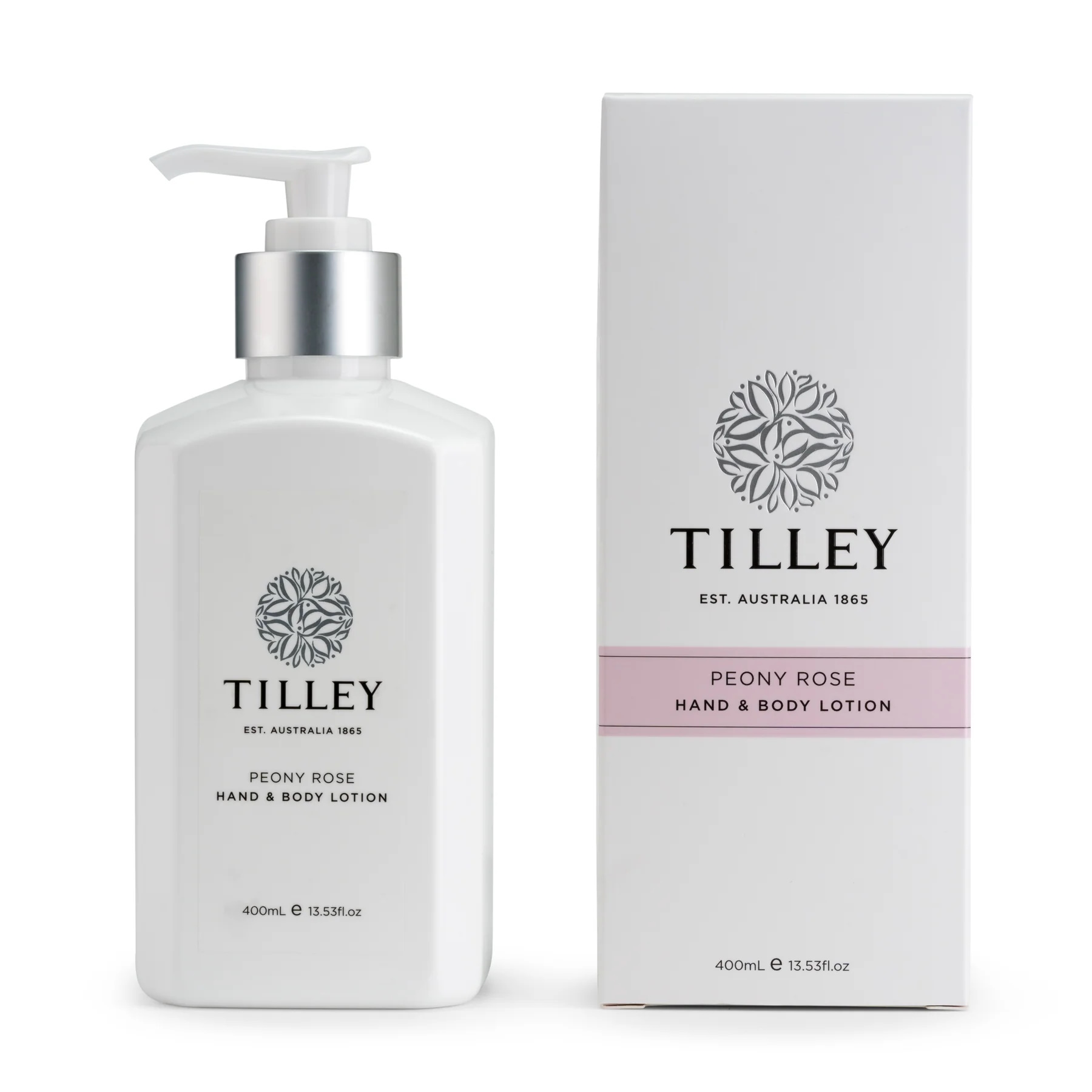 Tilley Hand and Body Lotion 400ml - Peony Rose-3