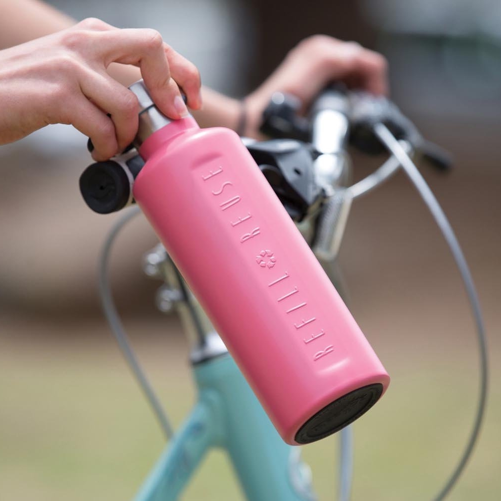 Cheeki 600ml Classic Insulated Bottle - Dusty Pink-2