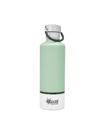 Cheeki 600ml Classic Insulated Bottle - Pistachio White