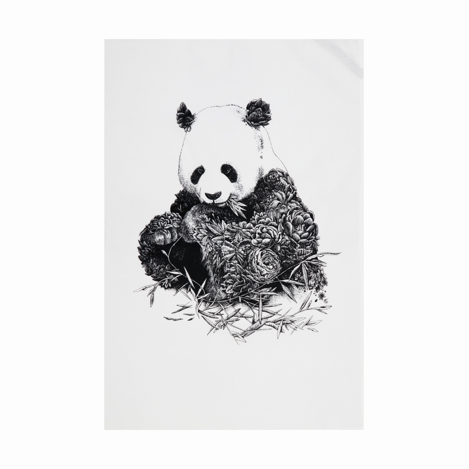 MW Marini Ferlazzo Wildlife Tea Towel 50x70cm Giant Panda-1