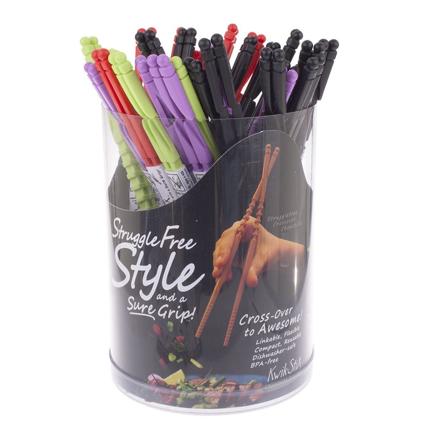 Kwik-stix Struggle Free Chopsticks - Asst. Colours-3