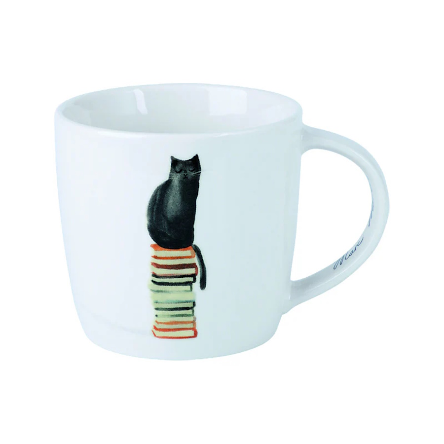 MW Marc Martin Feline Friends Mug 400ML Well Read Cat Gift Boxed-2
