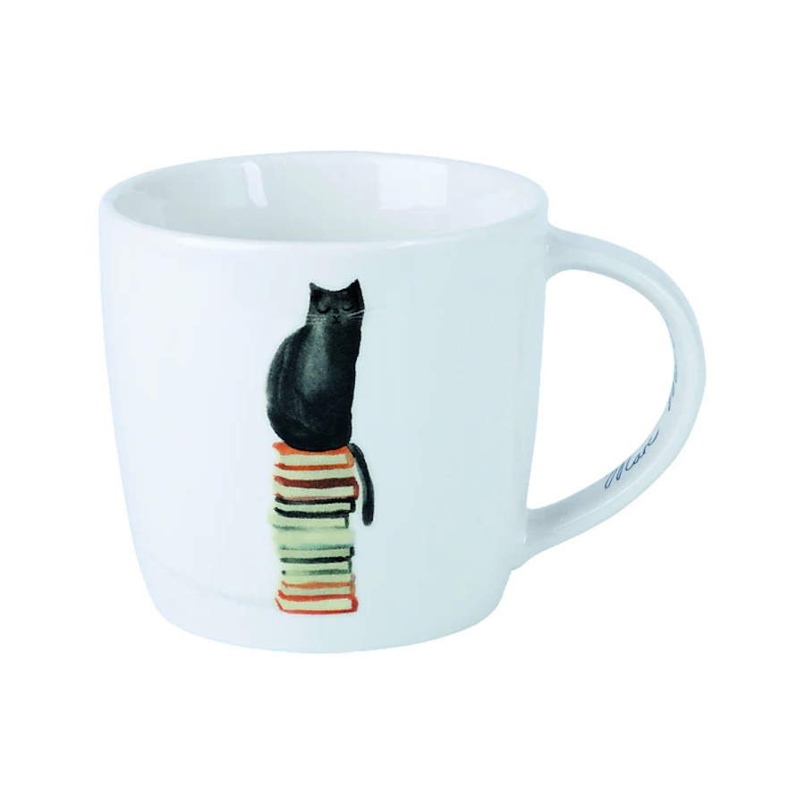 MW Marc Martin Feline Friends Mug 400ML Well Read Cat Gift Boxed