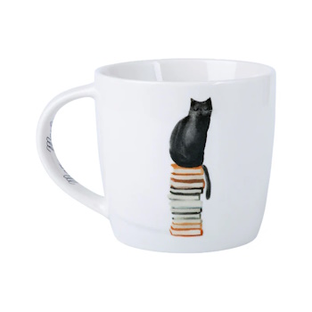 MW Marc Martin Feline Friends Mug 400ML Well Read Cat Gift Boxed