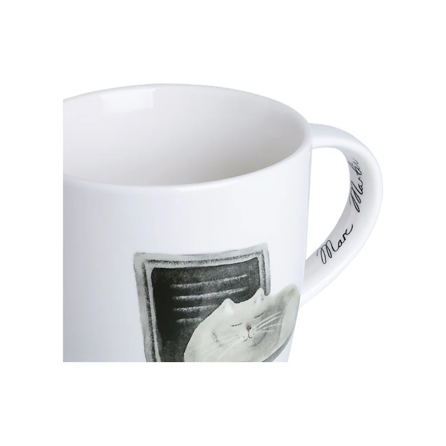 MW Marc Martin Feline Friends Mug 400ML Computer Cat  Gift Boxed-2