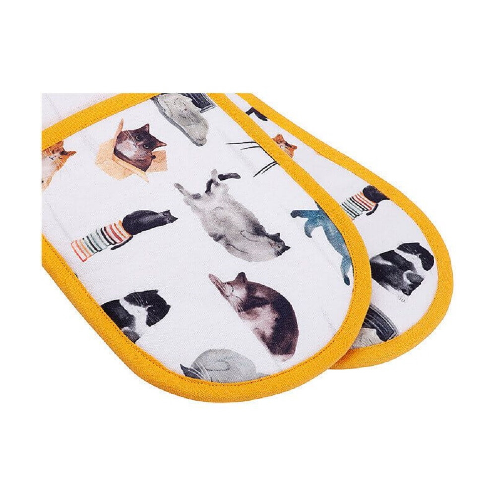 MW Marc Martin Feline Friends Double Oven Glove-2