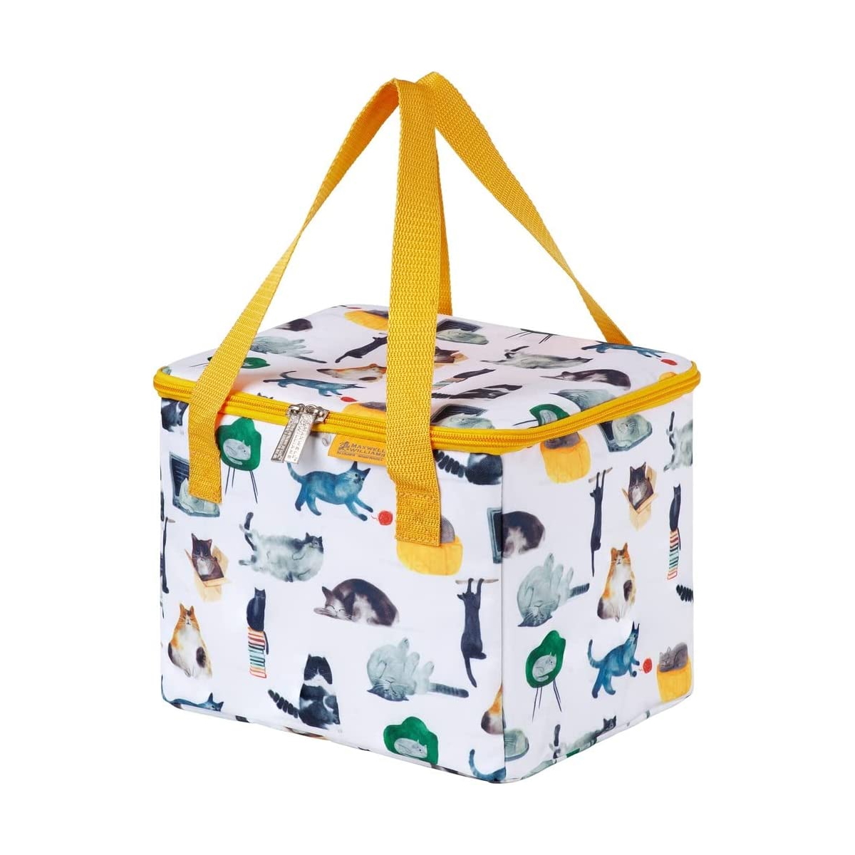 Maxwell & Williams Marc Martin Feline Friends Insulated Lunch Bag-4