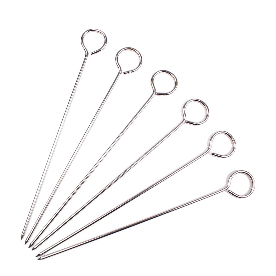 Appetito Chrome Skewers 20cm Set 6-2