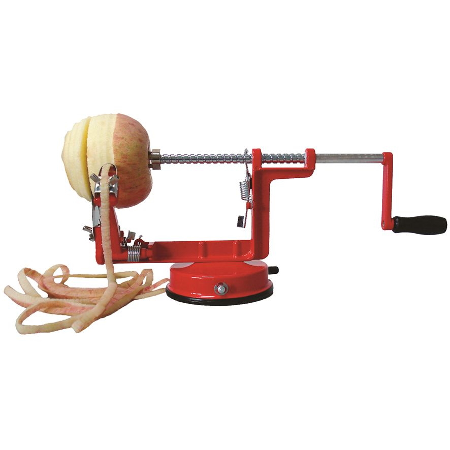 Appetito Apple Peeler/Corer W/Suction Base Red-2