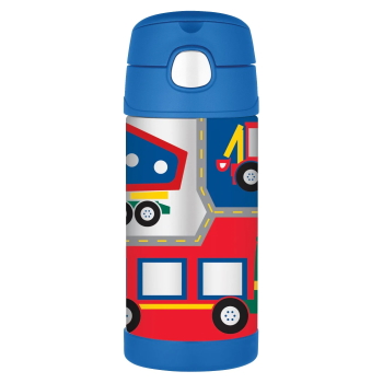 Thermos FUNtainer Insulated Drink Bottle, 355ml - Construction Vehicles