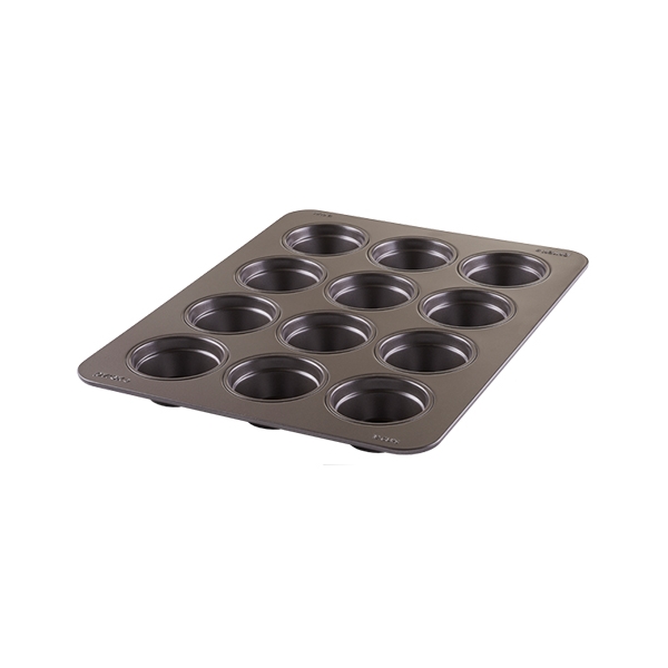 Pyrex 12 Cup Muffin Pan - Metal-3