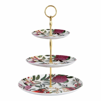 Royal Botanic Gardens Australian Botanics 3 Tiered Cake Stand Gift Boxed