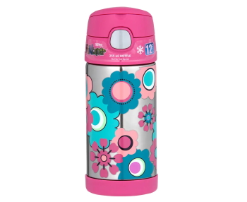 Thermos FUNtainer Vacuum Insulated Drink Bottle - Flower 355ml