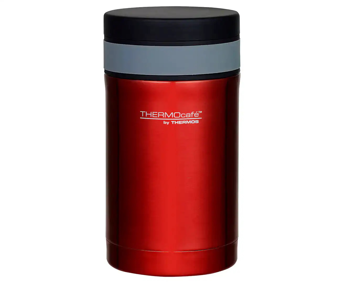 Thermos Vacuum Insulated Food Jar with spoon 500ml - Red-3