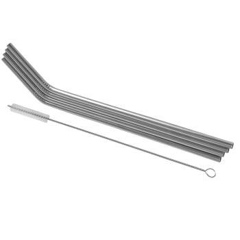 Avanti Stainless Steel Straws Set Of 4
