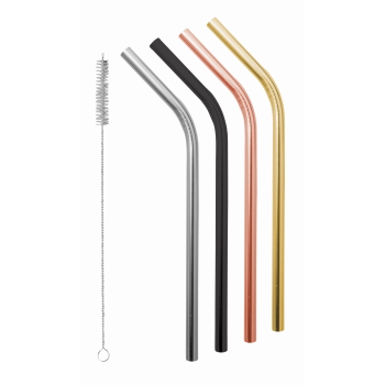 Avanti Smoothie SS Straws Prec Metal S/4