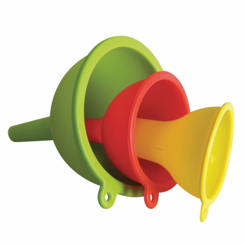 Avanti Silicone Funnel Set of 3