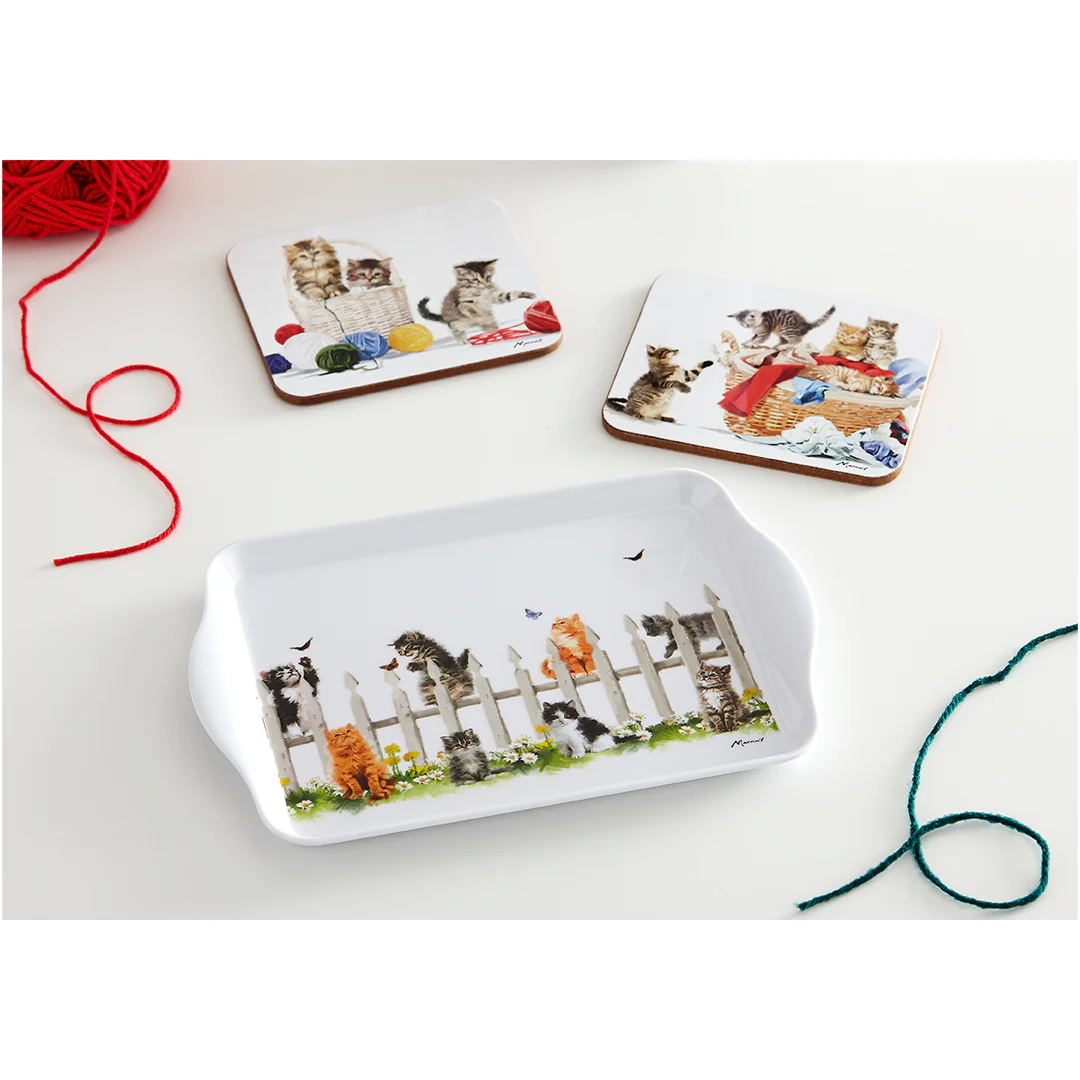 Ashdene Kitten Adventures Set Of 2 Scatter Tray-3