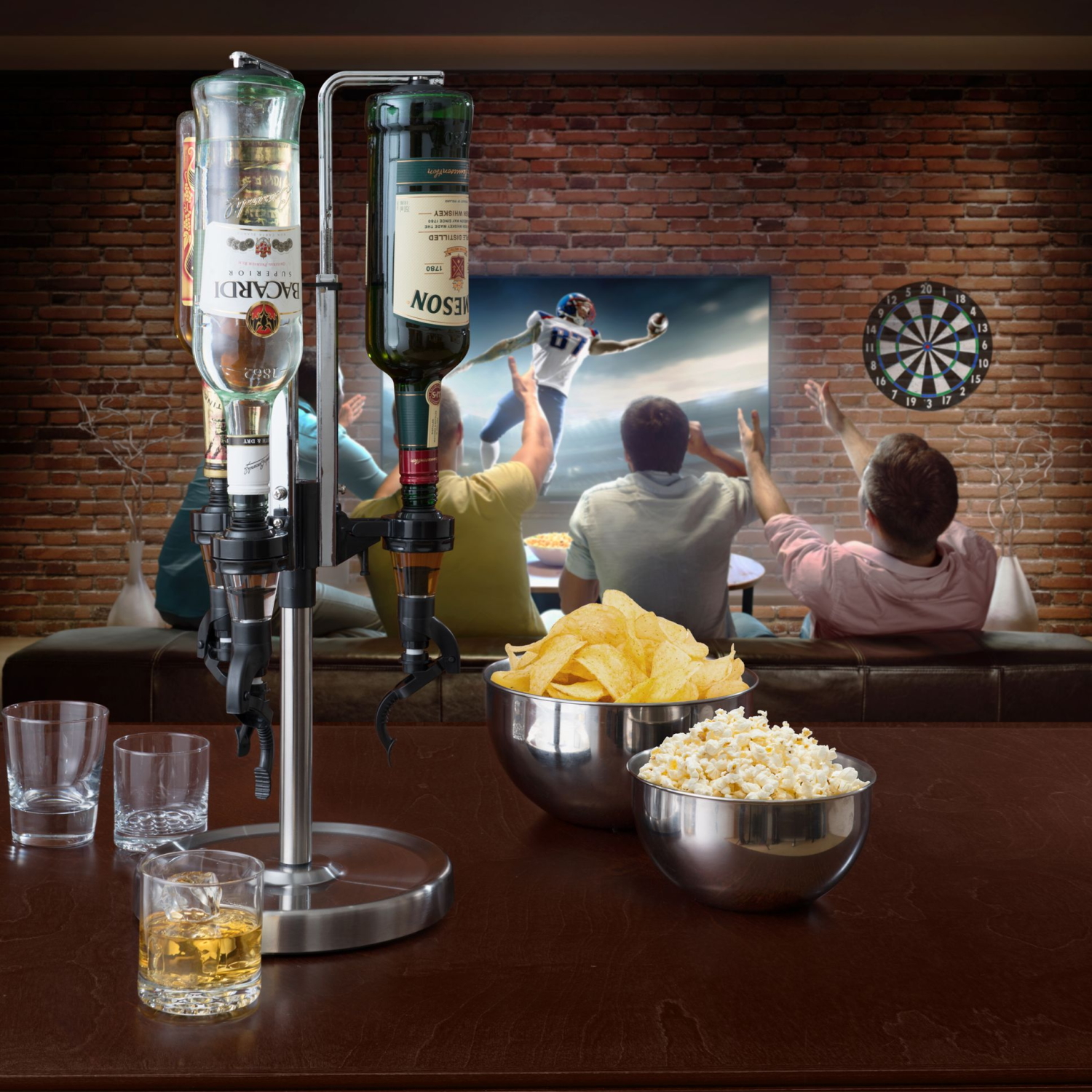 Oggi Pro 3 Bottle Revolving Dispenser