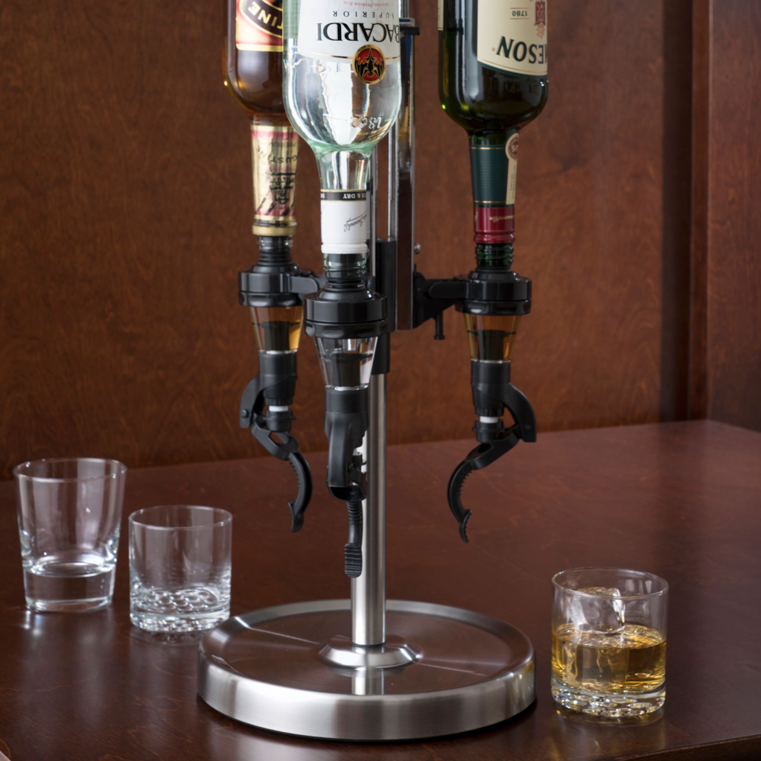 Oggi Pro 3 Bottle Revolving Dispenser-3