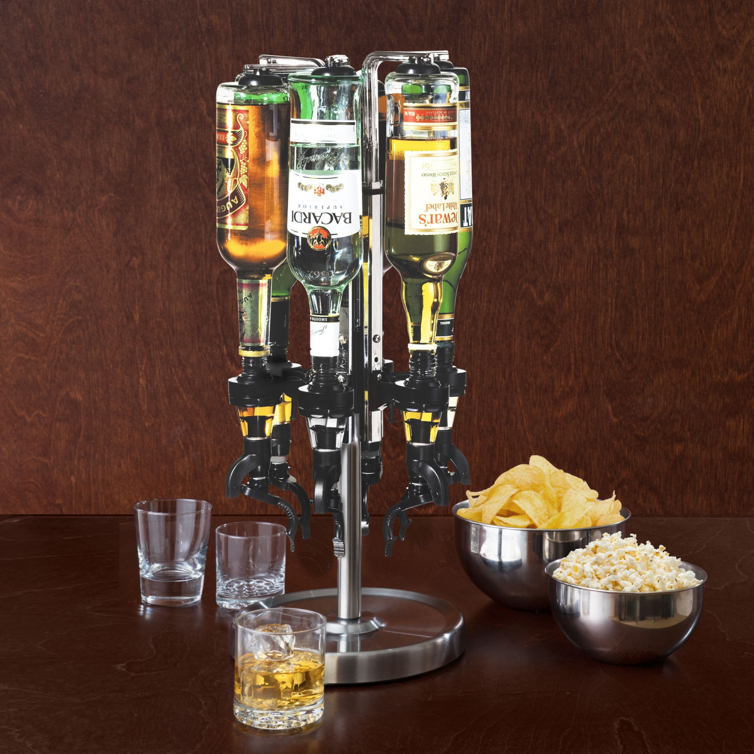Oggi Pro 6 Bottle Revolving Dispenser -2