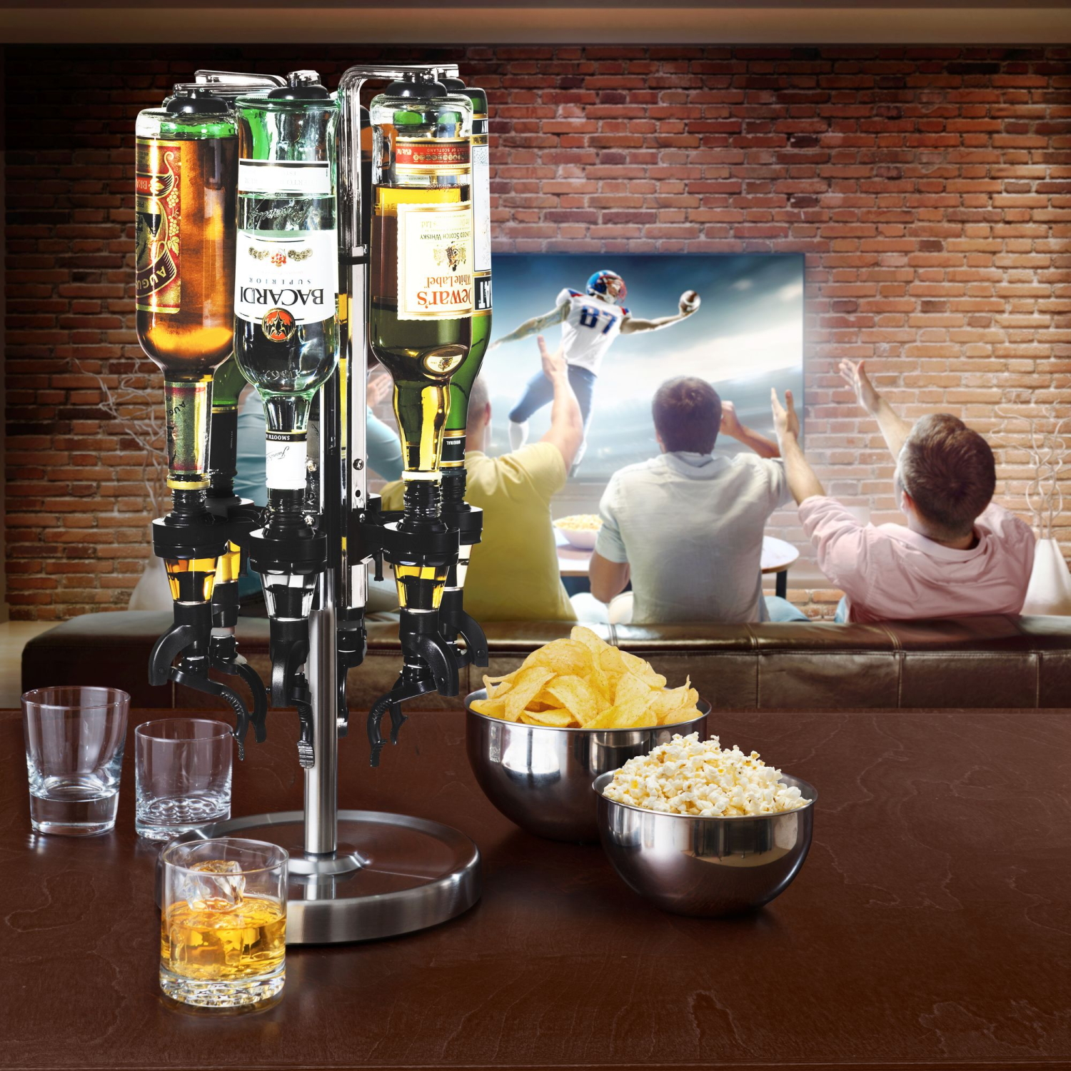 Oggi Pro 6 Bottle Revolving Dispenser -3