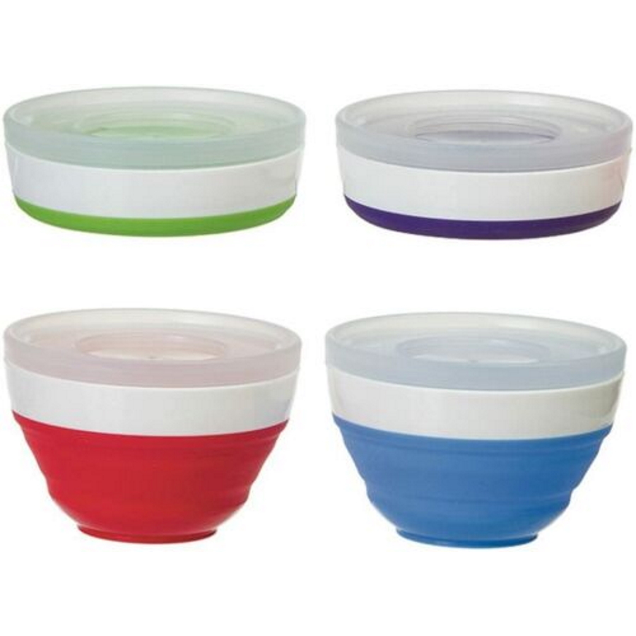 Progressive Collapsible Mini Keeper With Lids Assorted Colors-2