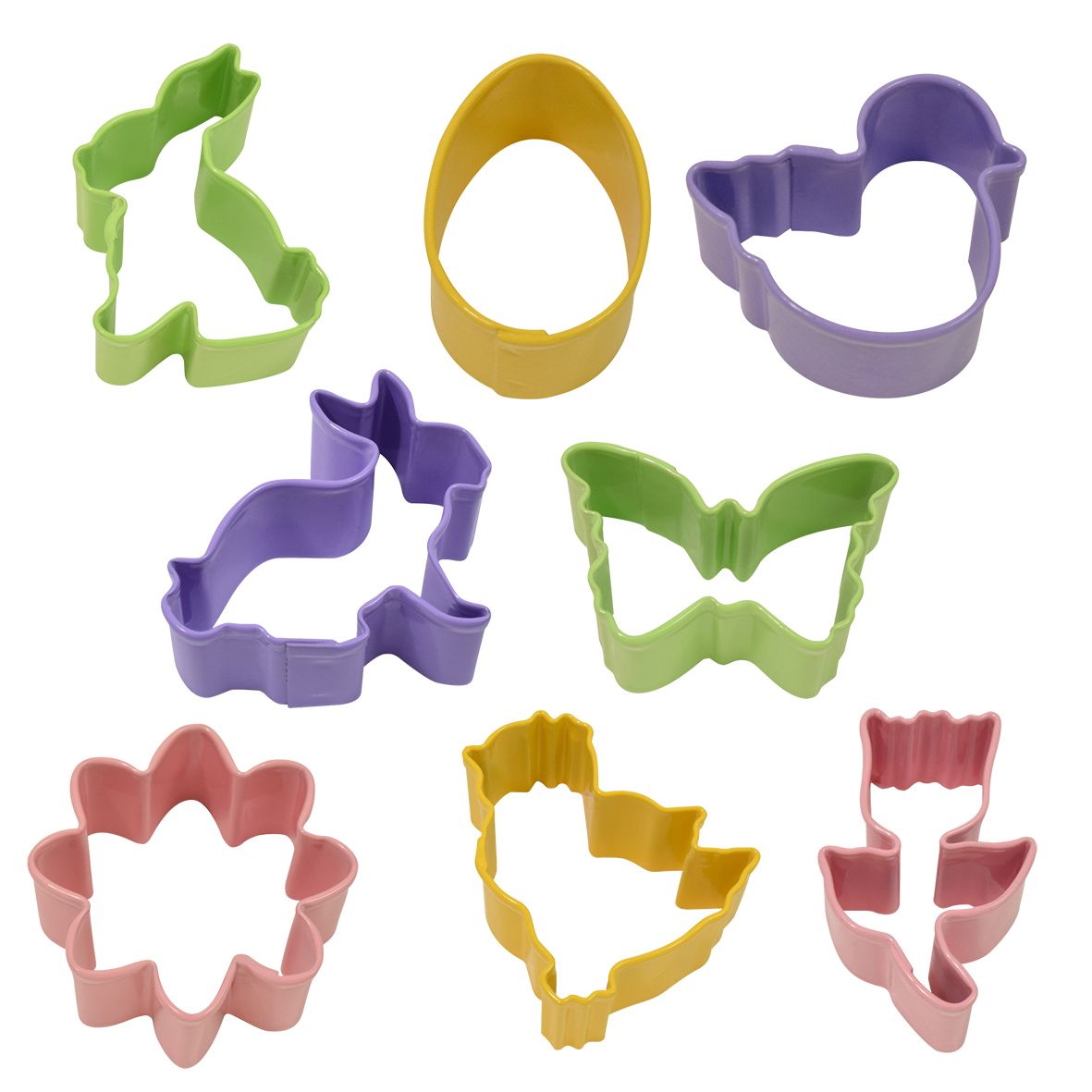 R&M Mini Easter Cookie Cutter Set 8 - Asst. Colours