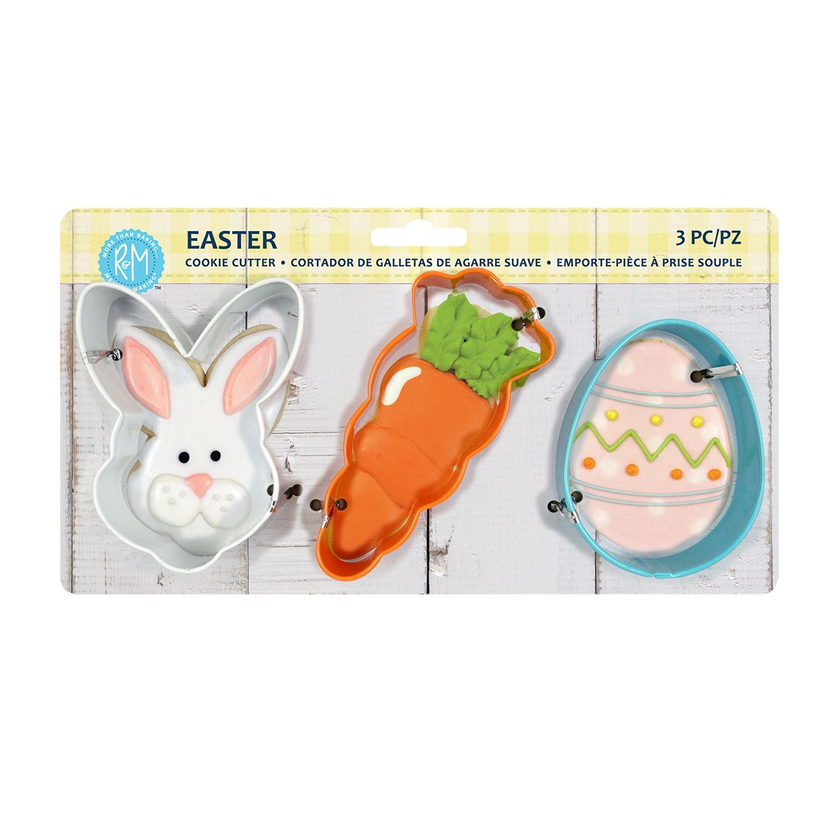 R&M Easter Cookie Cutter Set 3 - Asst. Colours-4