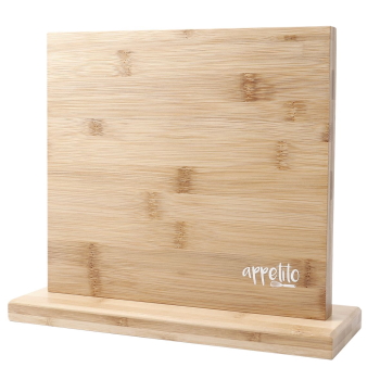 Appetito Magnetic Knife Stand Double Sided - Bamboo