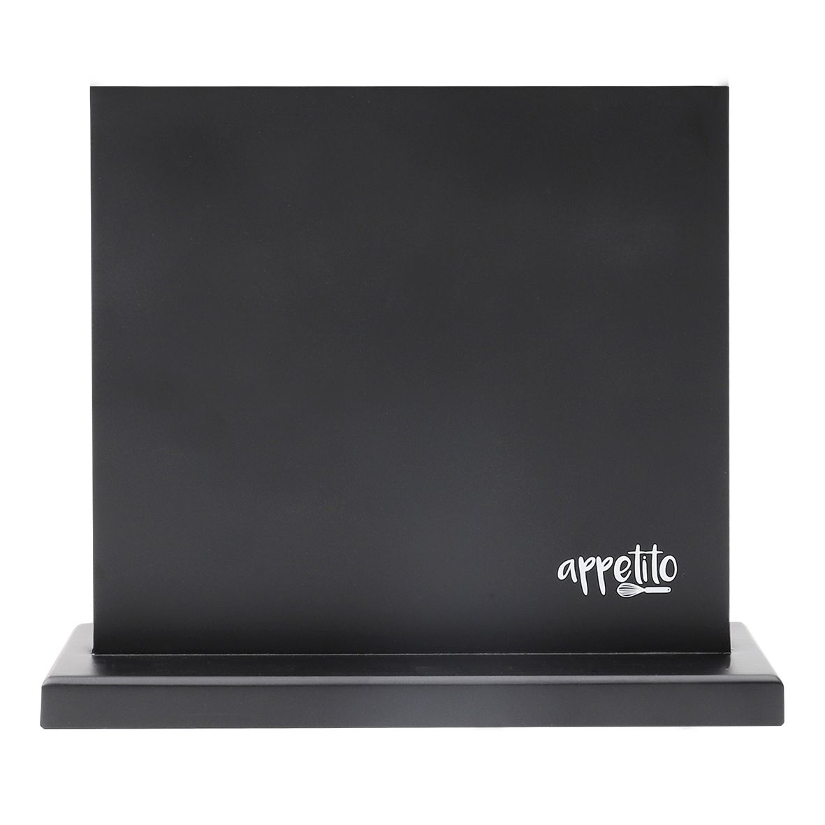 Appetito Magnetic Knife Stand Double Sided - Matte Black-2