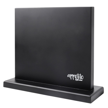 Appetito Magnetic Knife Stand Double Sided - Matte Black