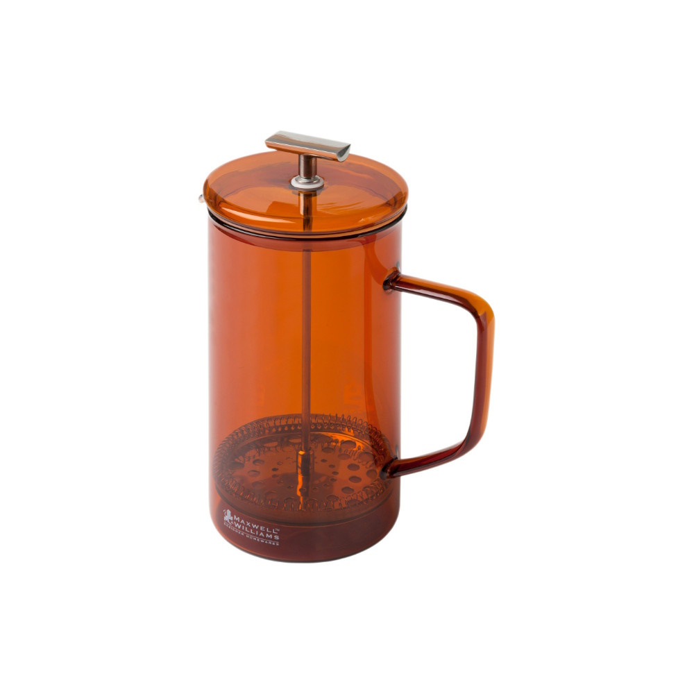 Maxwell & Williams Blend Sala Glass Plunger 1L Amber Gift Boxed-3