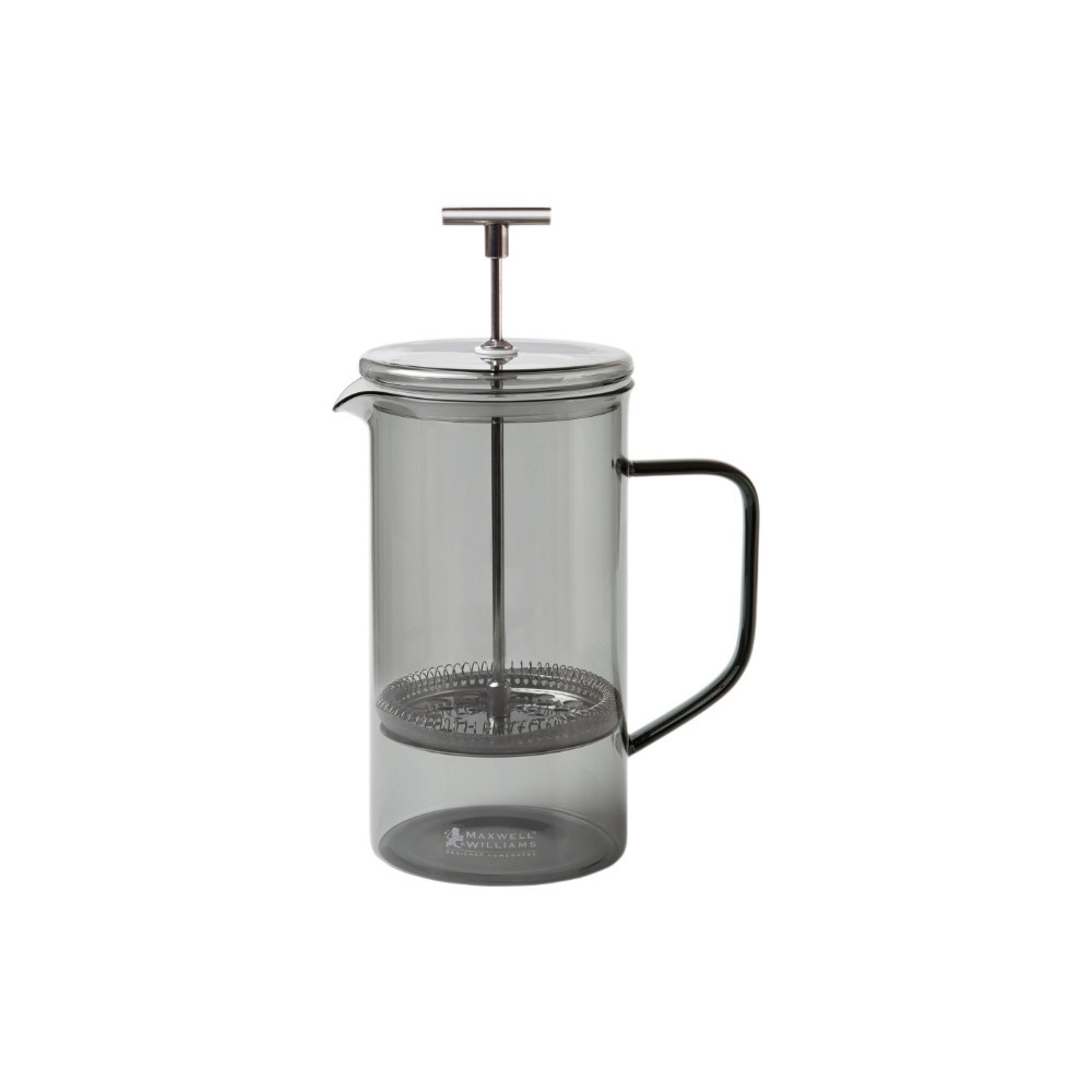 Maxwell & Williams Blend Sala Glass Plunger 1L Charcoal Gift Boxed-4