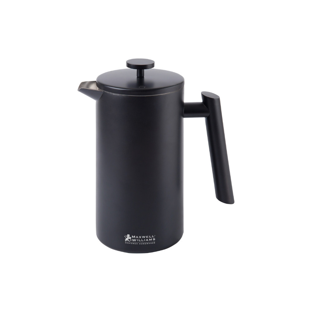 Maxwell & Williams Blend Robusta Double Wall Plunger 1L Black Gift Boxed-3