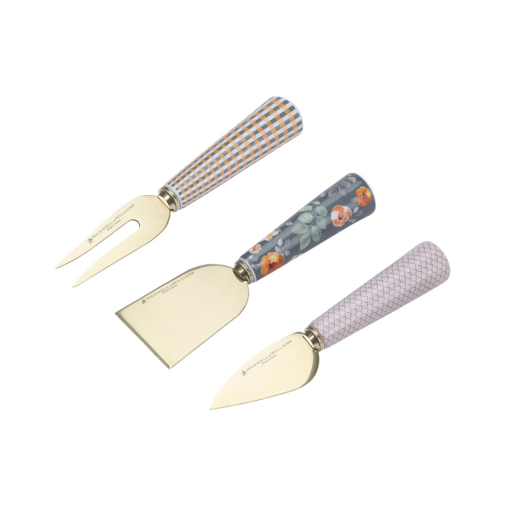 Maxwell & Williams Arcadia Cheese Knife Set 3pc Gift Boxed-3