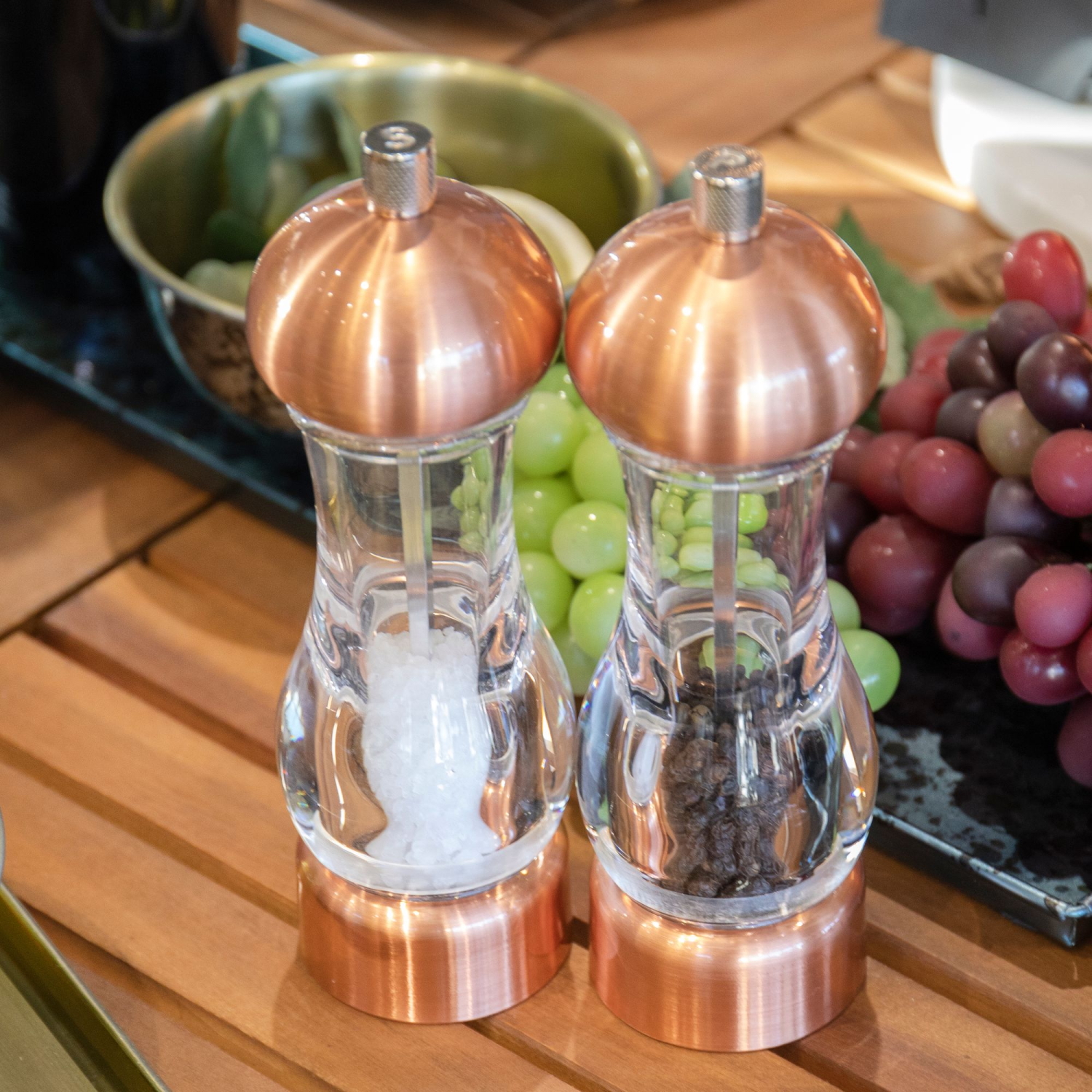 MasterCraft Copper Capstan Pepper Mill 19cm-2