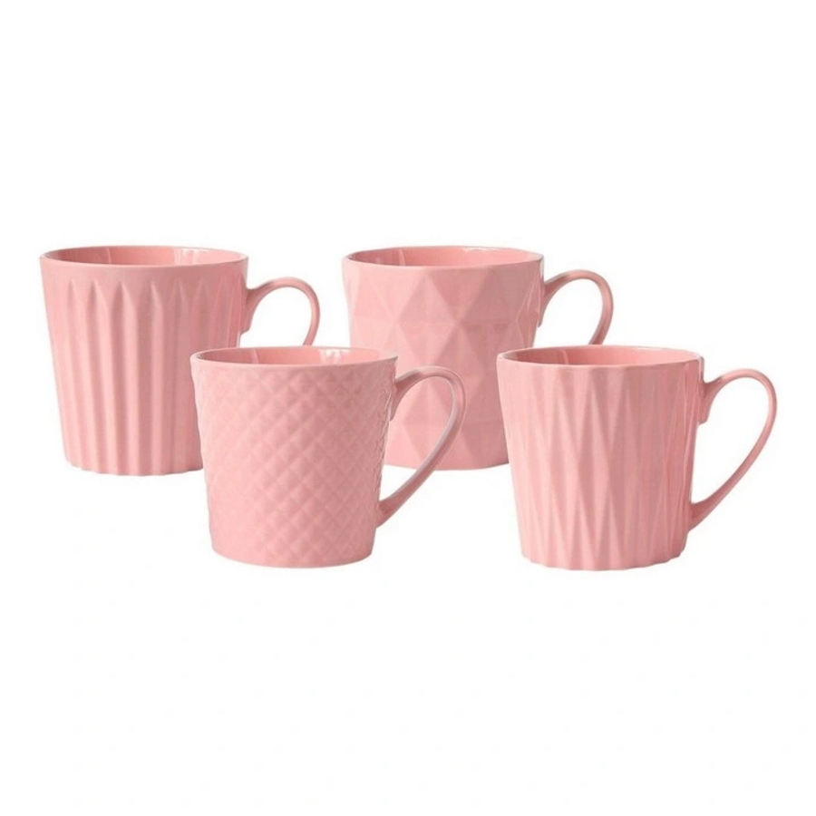 Maxwell & Williams Nova Mug 380ML Set of 4 Rose Gift Boxed-1