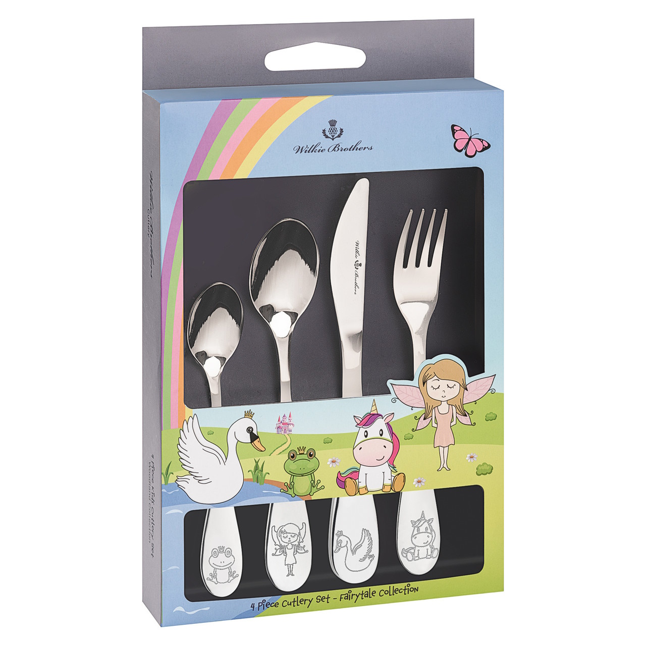 Wilkie Brothers 4Pc Kids Cutlery Fairytale