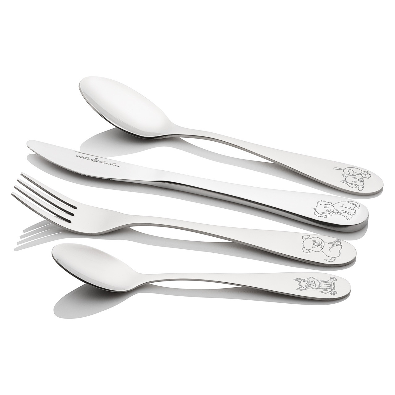 Wilkie Brothers 4Pc Kids Cutlery Puppy-4