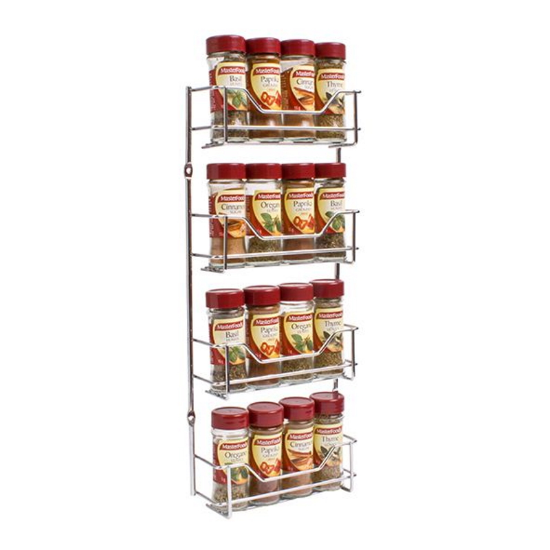 Entrée 4-tier Spice Rack (16 Bottle Capacity) - Chrome-4