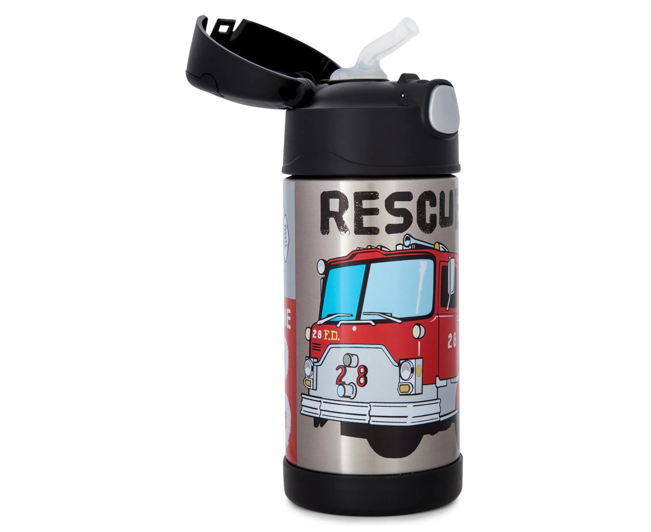 Thermos FUNtainer Insulated Drink Bottle, 355ml - Fire Truck-2
