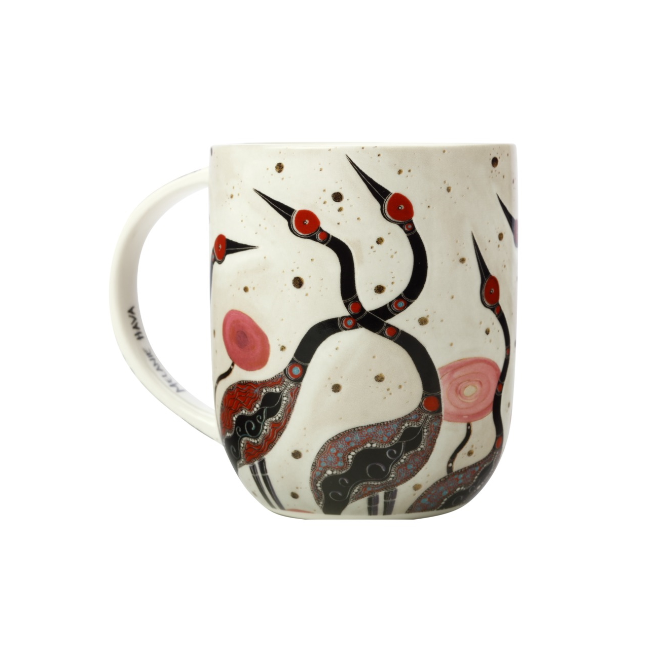 MW Melanie Hava Jugaig-Bana-Wabu Mug 440ML Brolgas Gift Boxed-1