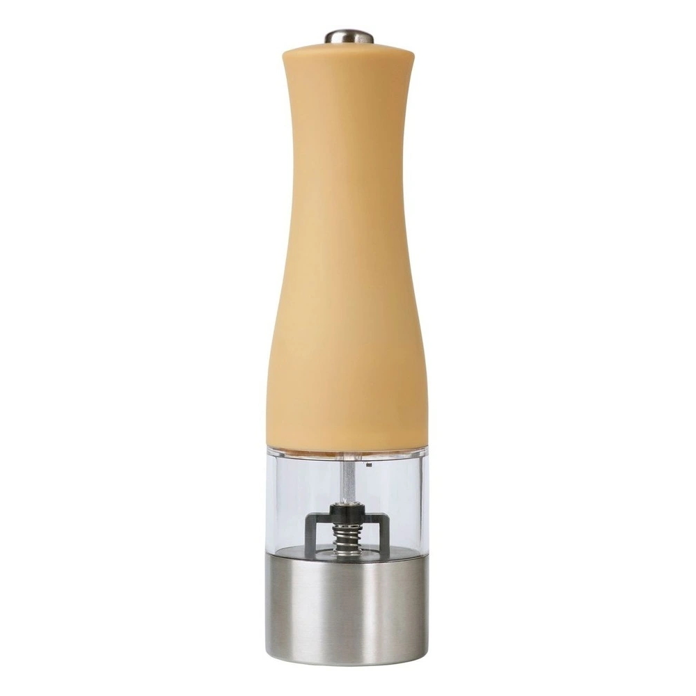MW Cosmopolitan Electric Salt/Pepper Mill 21cm Ochre Gift Boxed-4