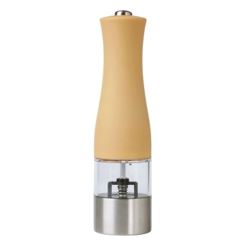 MW Cosmopolitan Electric Salt/Pepper Mill 21cm Ochre Gift Boxed