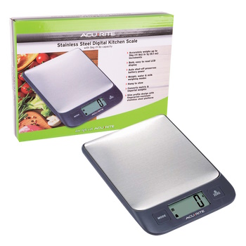 Acurite Stainless Steel Digital Kitchen Scale 1g/5kg